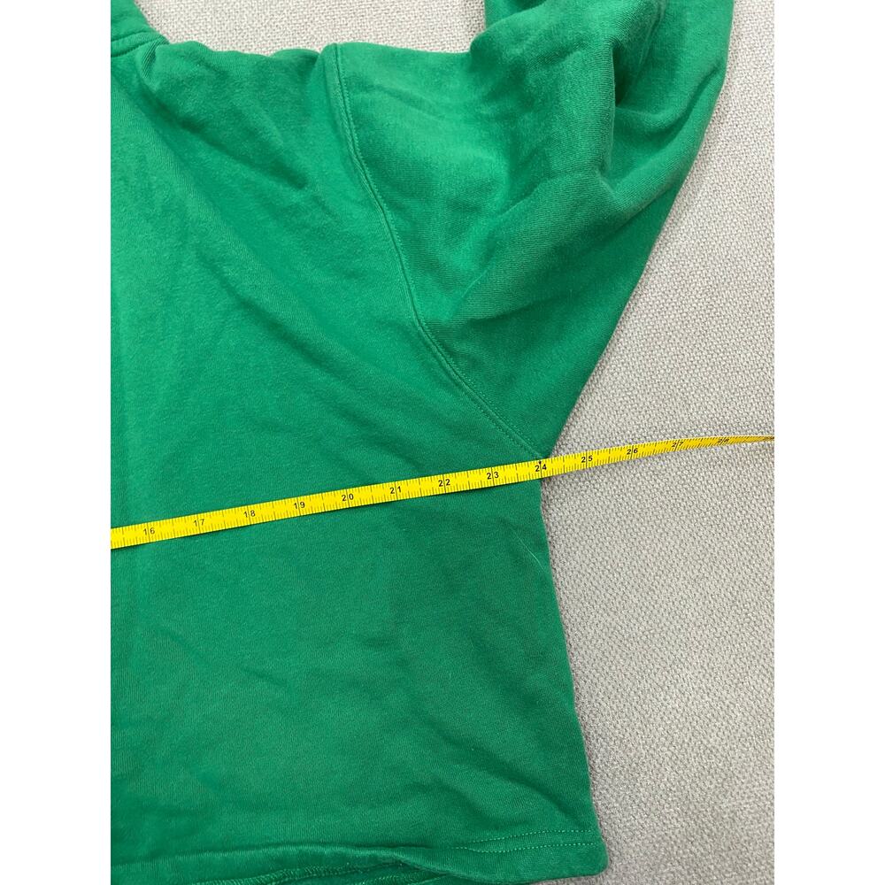 Mitchell & Ness Womens Philadelphia Eagles Crop Long Sleeve Hoodie, Green, 2X - Picture 6 of 6
